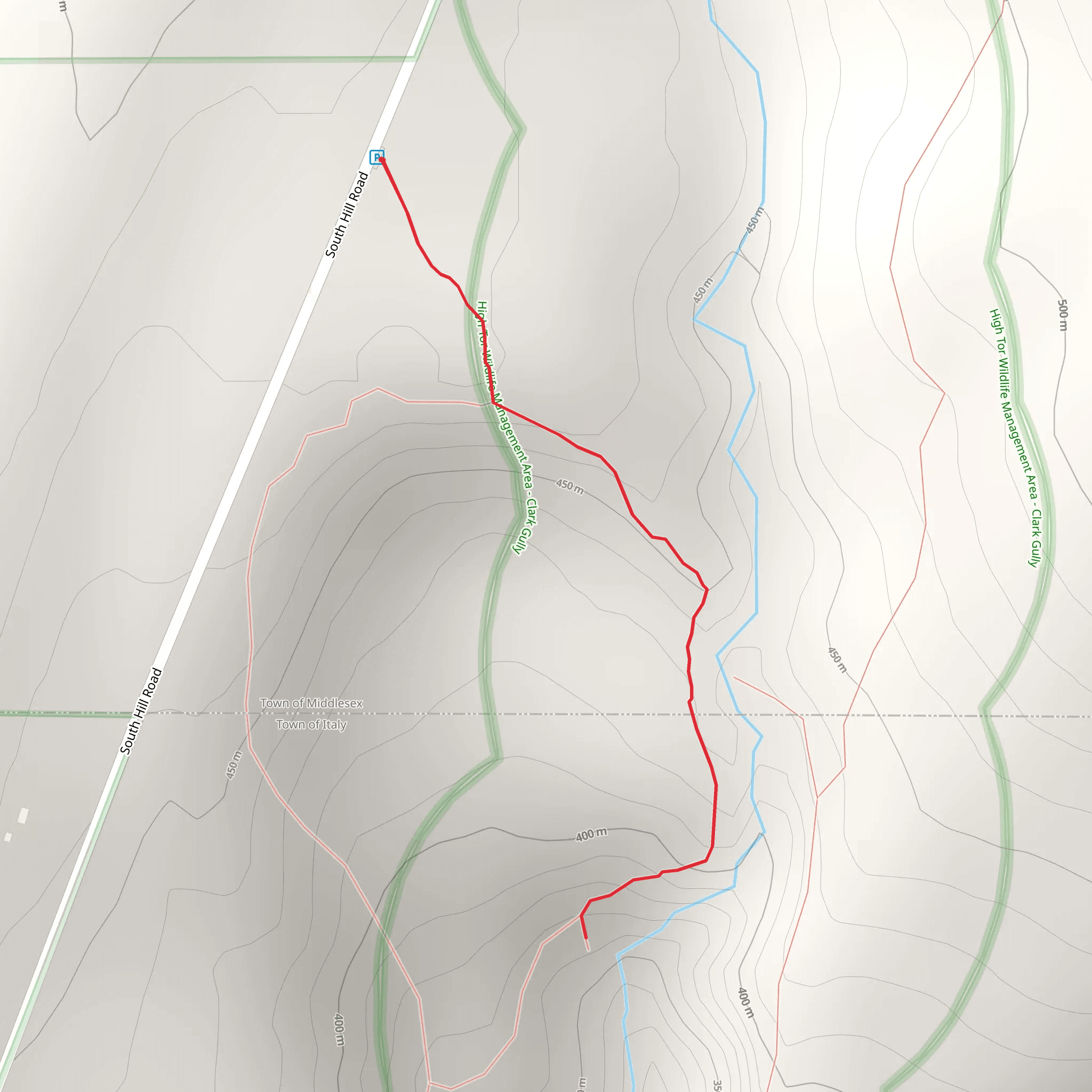 Clark Gully mobile static map