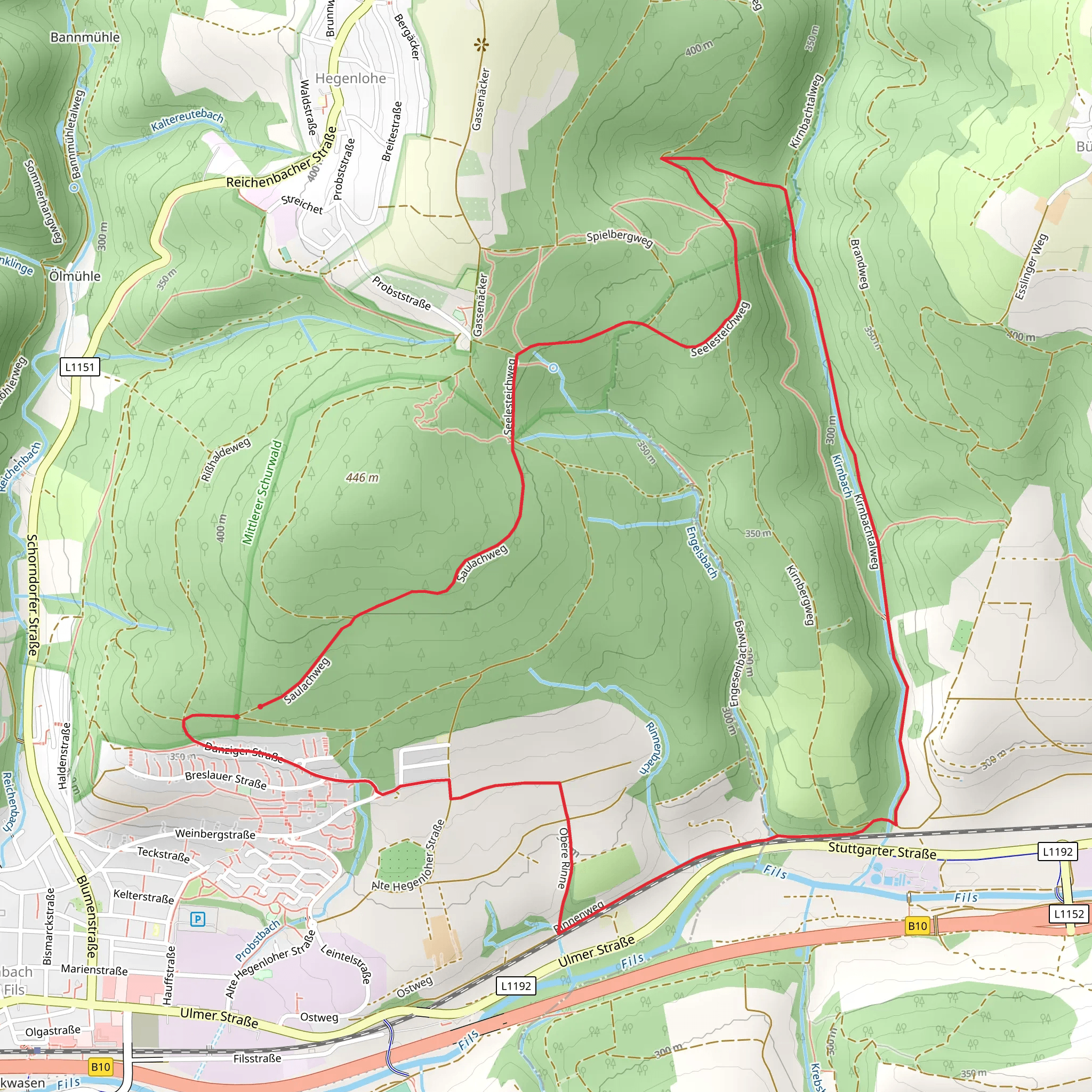Reichenbach Loop mobile static map