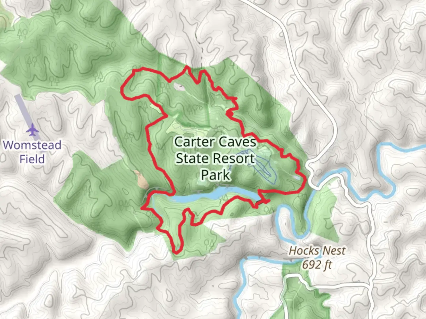 An image depicting the trail Three Bridges Trail and 4 C's Trail Loop and its surrounding area.