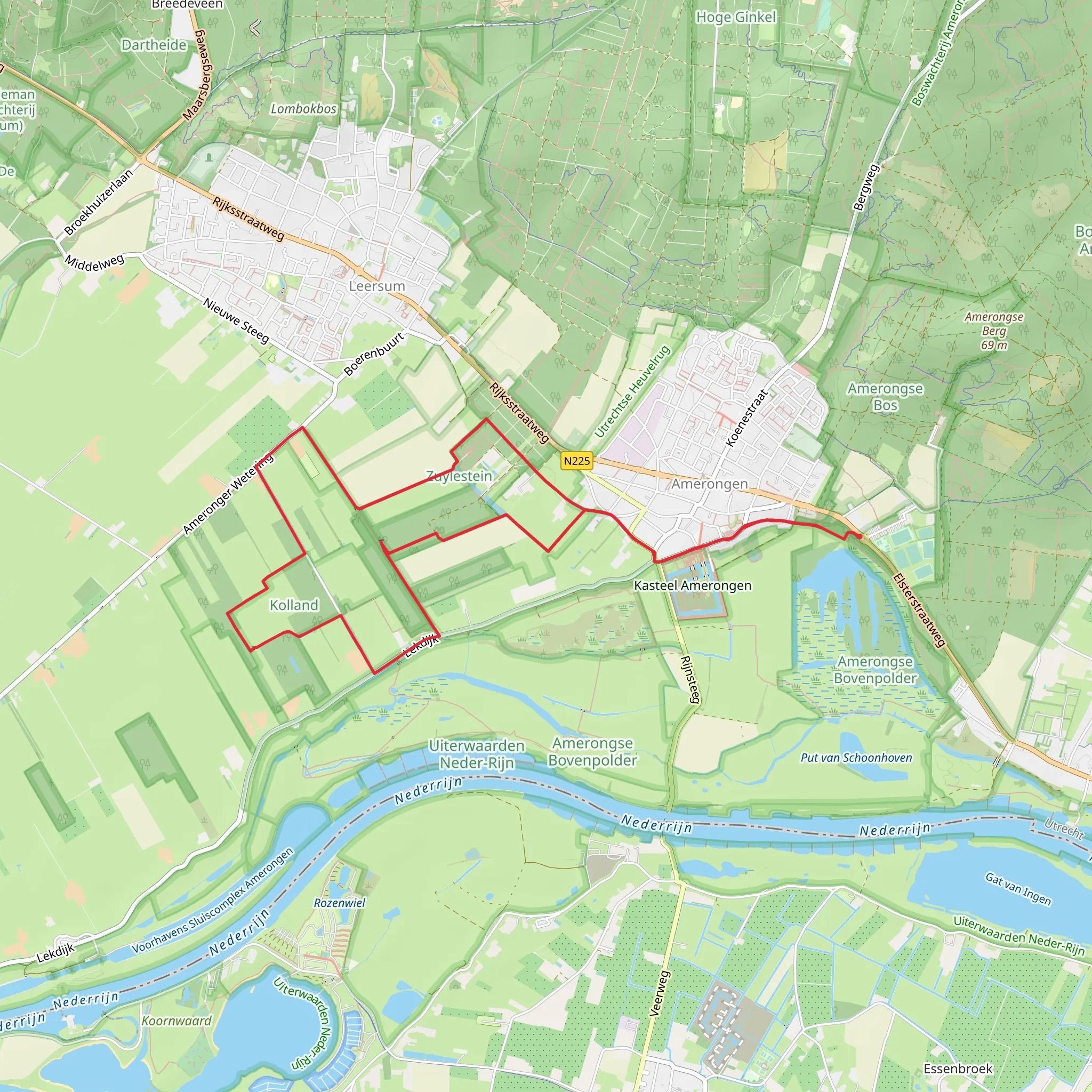 Zuylestein and Kolland Loop mobile static map