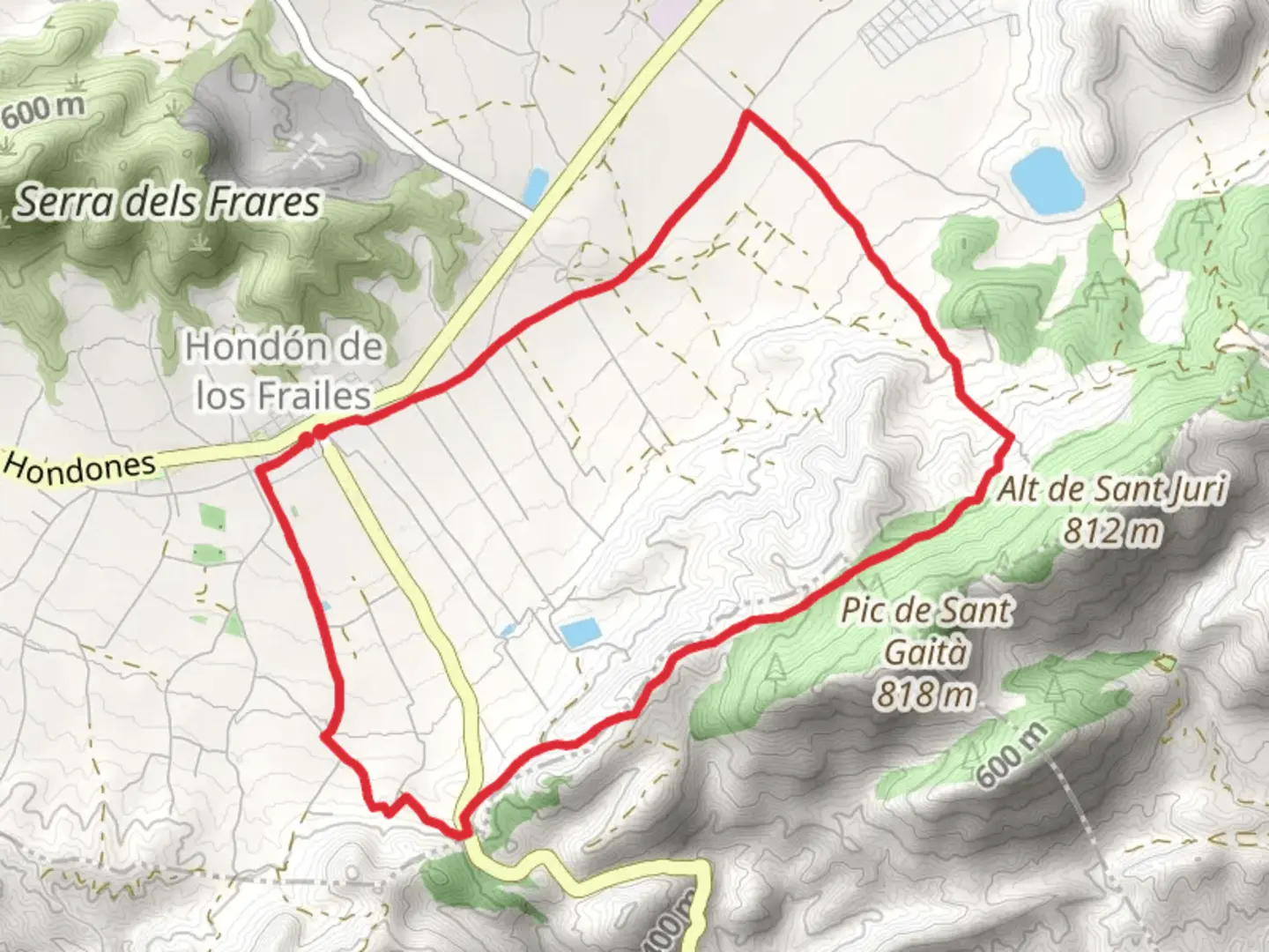 An image depicting the trail Path of Jaime El Barbudo PR CV 255 and its surrounding area.