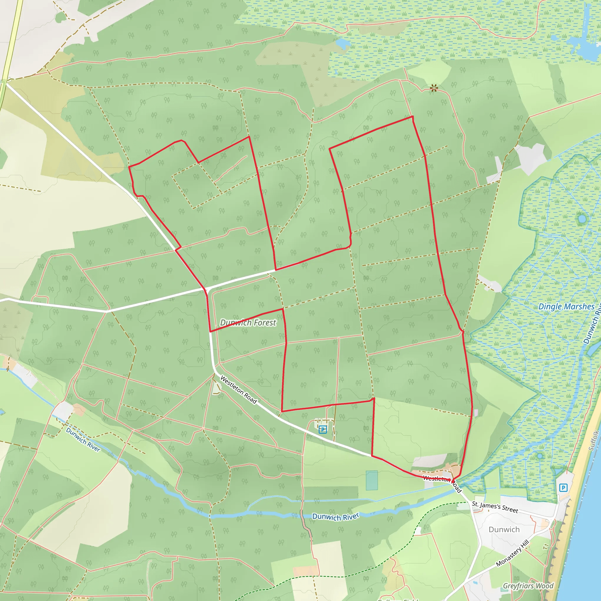 Dunwich Forest mobile static map