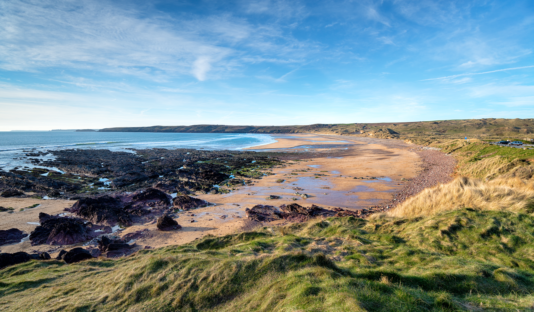 An image depicting the trail Castlemartin Range Trail and its surrounding area.