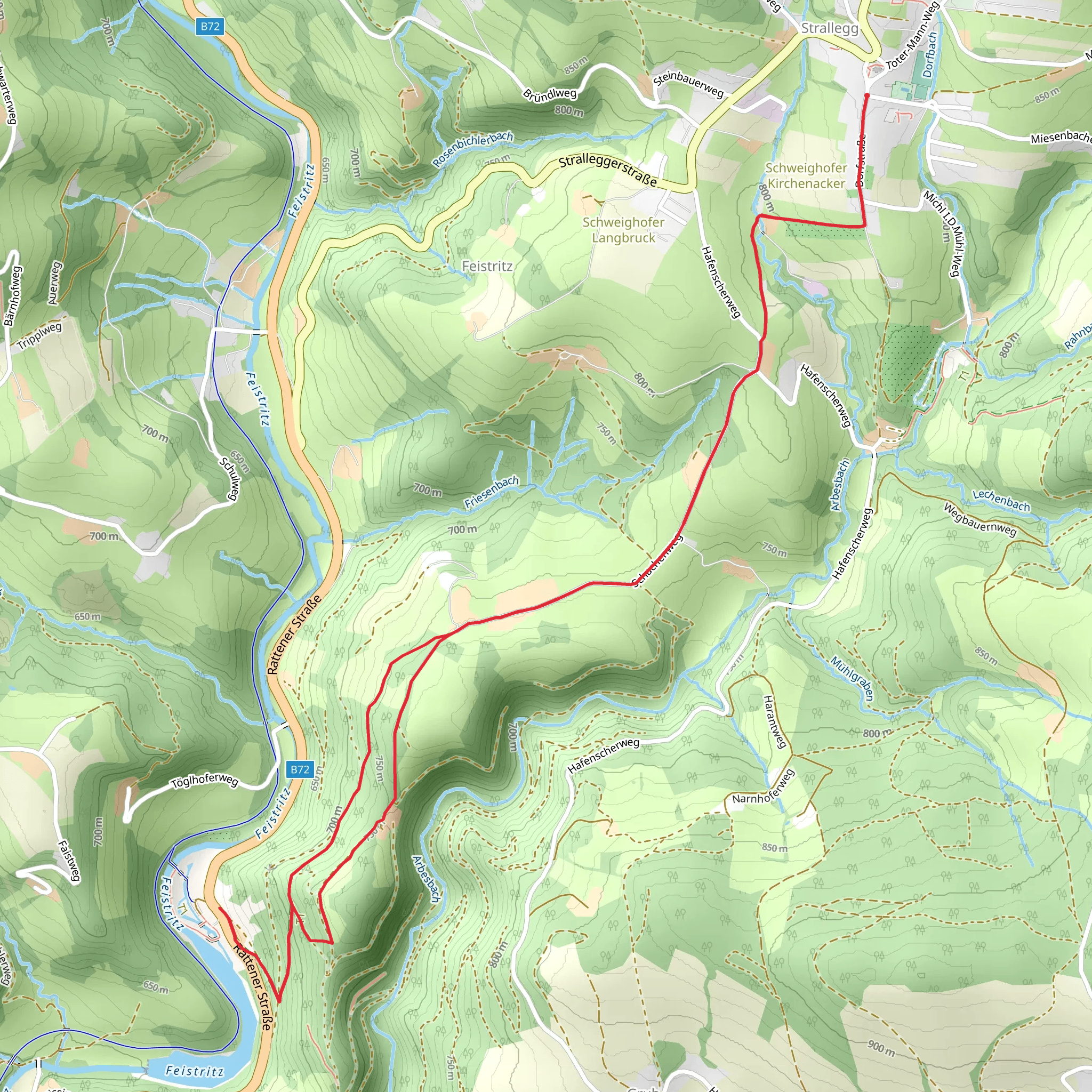 Seaway Strallegg mobile static map