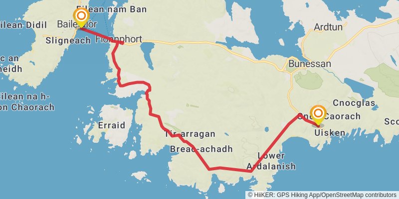 Slí Cholmcille stage 34 Map