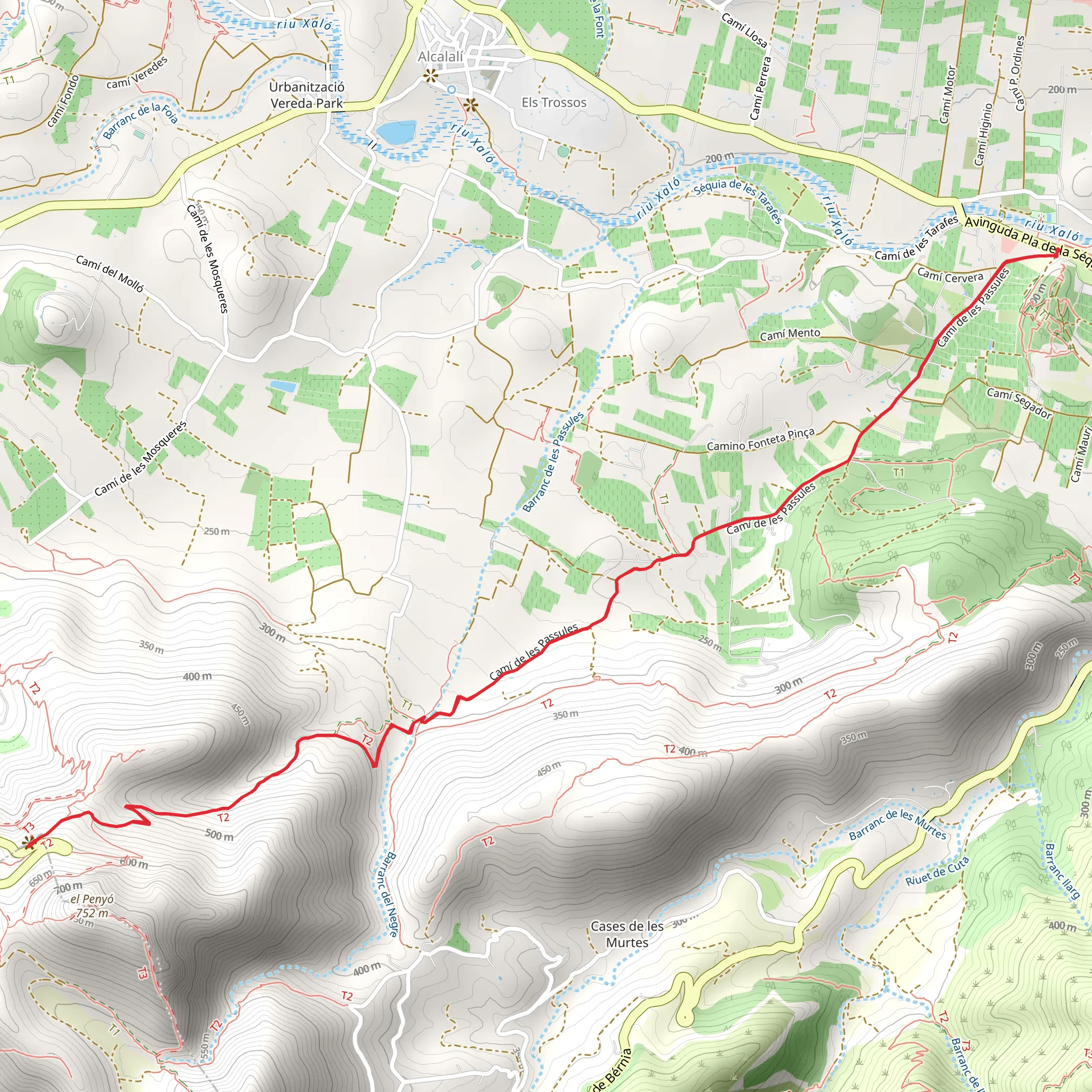 Xaló - Camì Tàberna SL CV 119 mobile static map