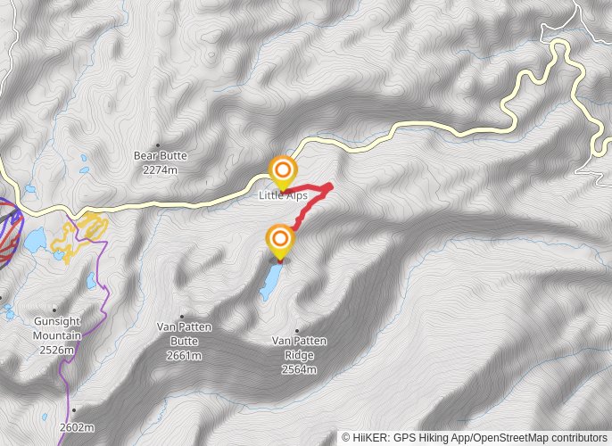Van Patten Lake mobile static map