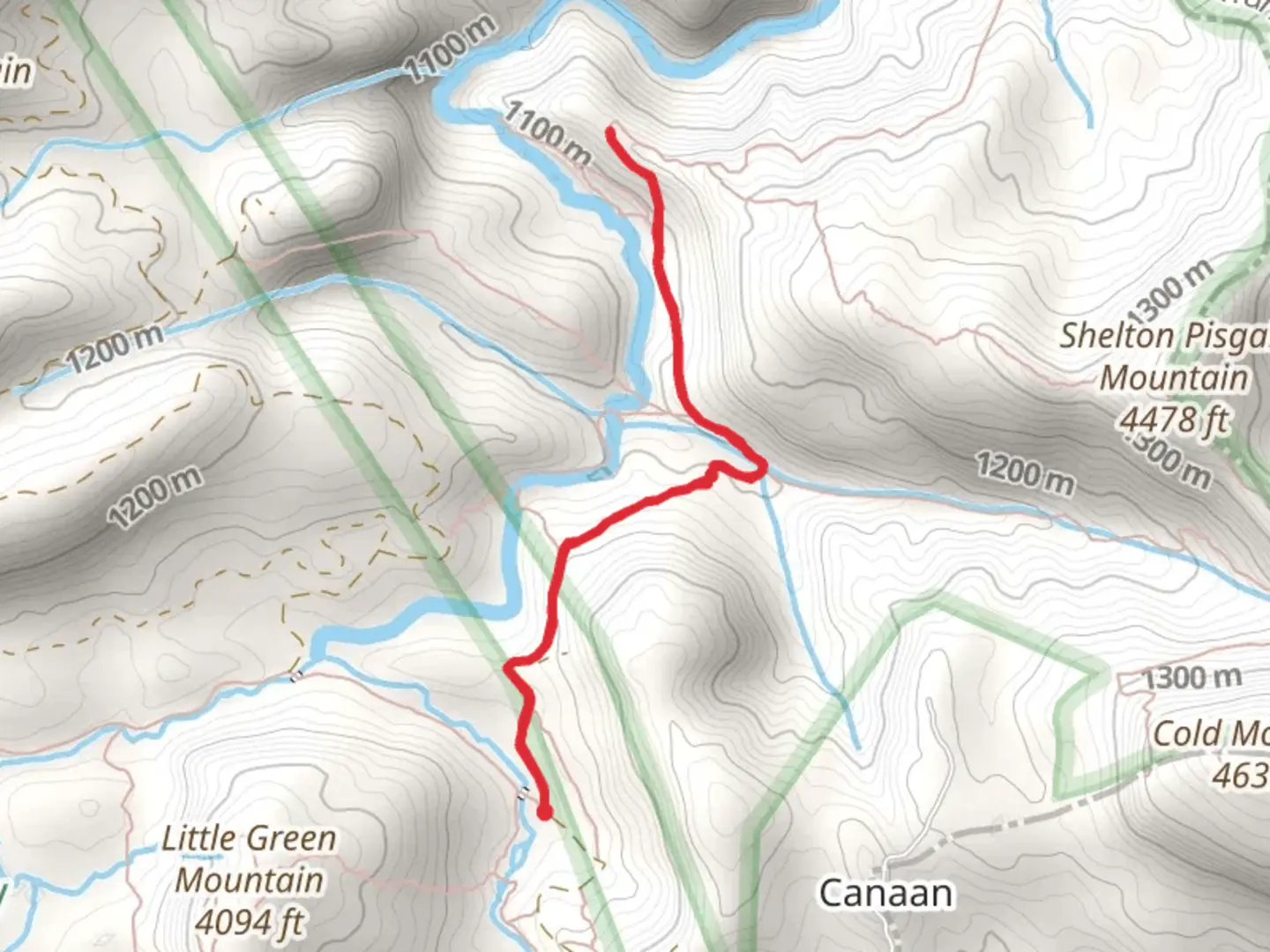 An image depicting the trail Devil's Elbow Trail and its surrounding area.