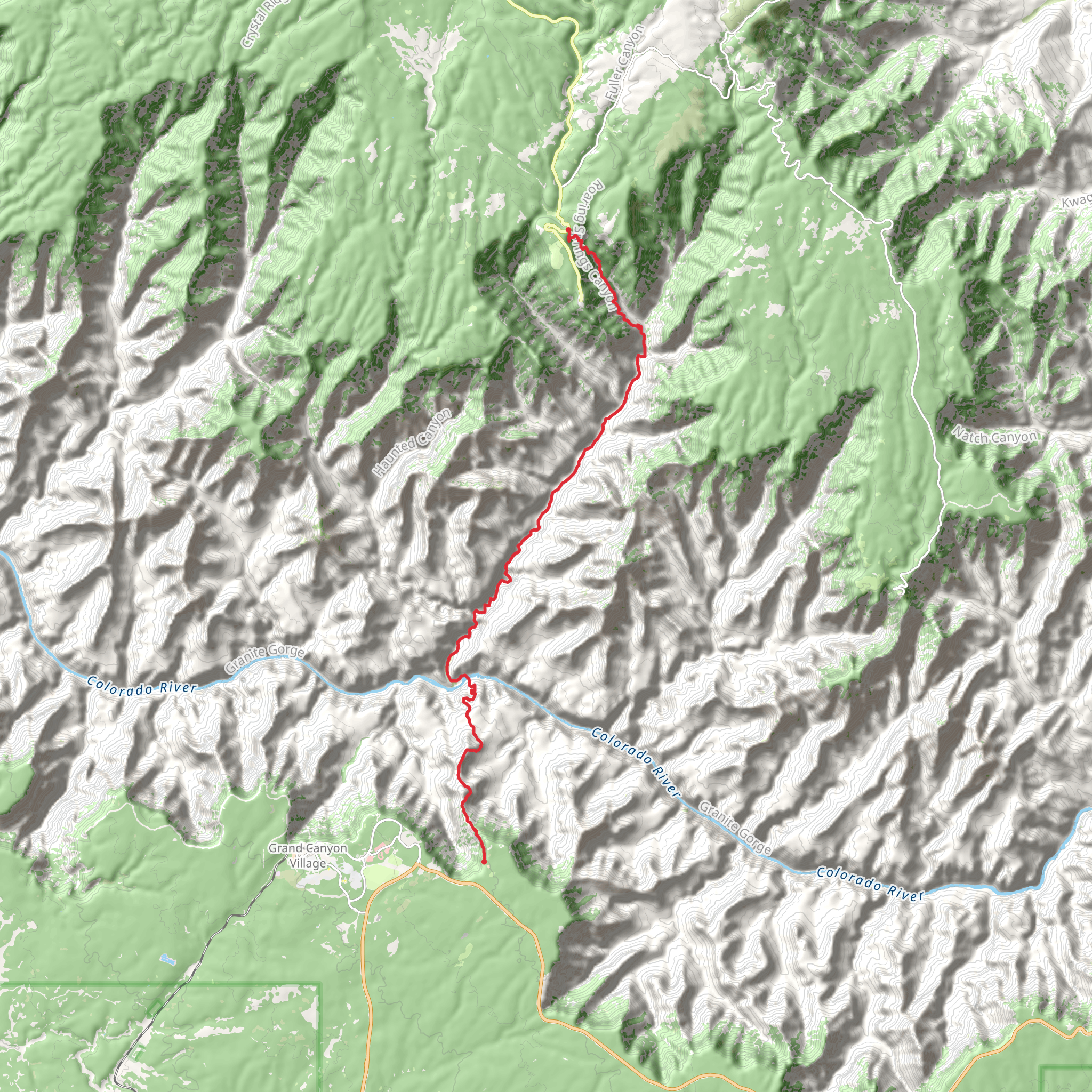 The Tipoff and O'Neill Butte via Arizona Trail mobile static map