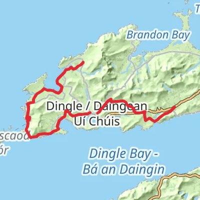 Dingle Way 5-Day Moderate Tour (Hillwalk Tours) mobile static map
