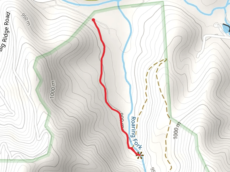 Roaring Fork Creek Falls Trail