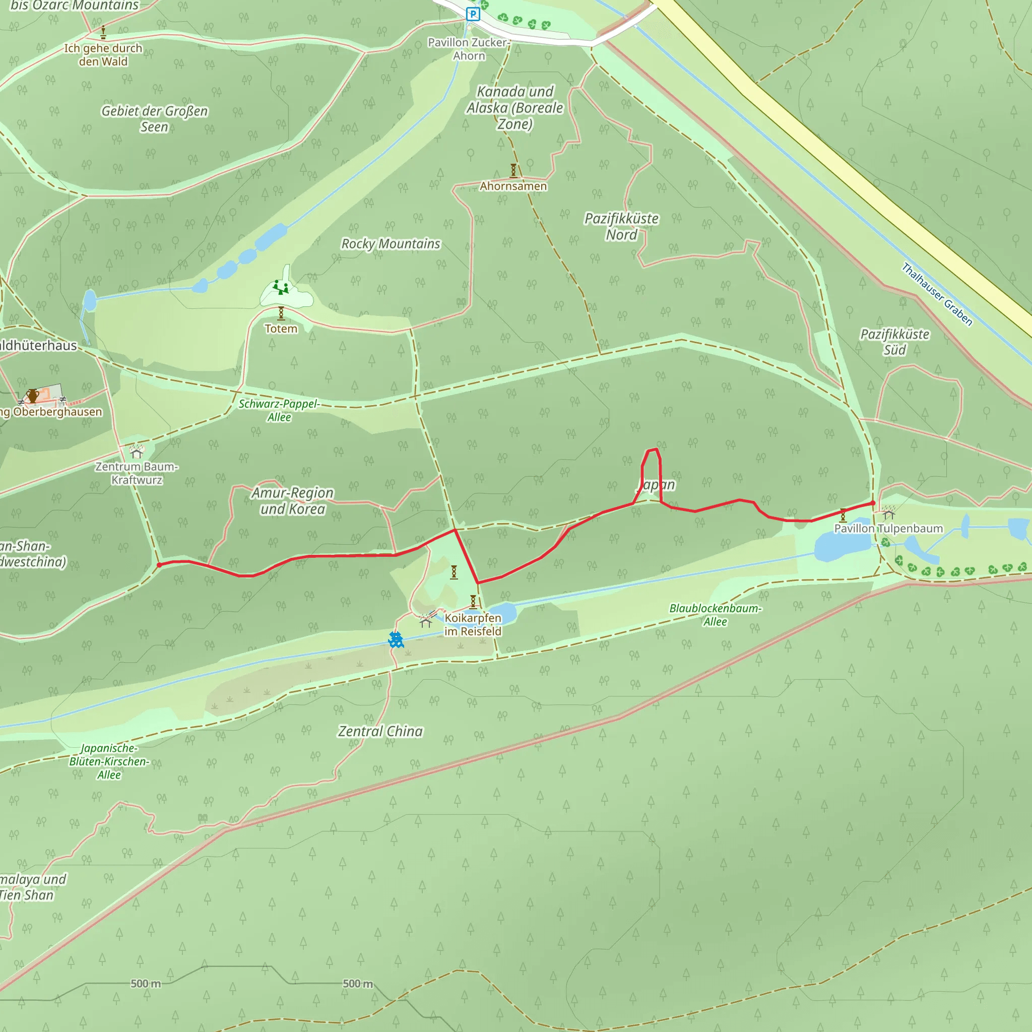 Themenpfad Mittel und Ostasien mobile static map