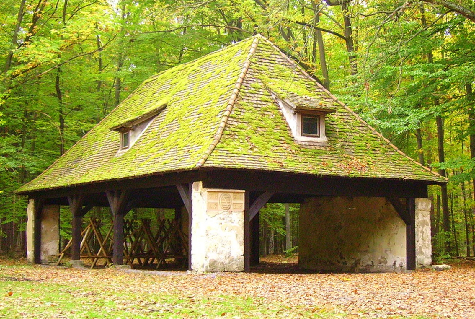 An image depicting the trail Jagdanlage Rieseneck and Herzogstuhl Loop and its surrounding area.