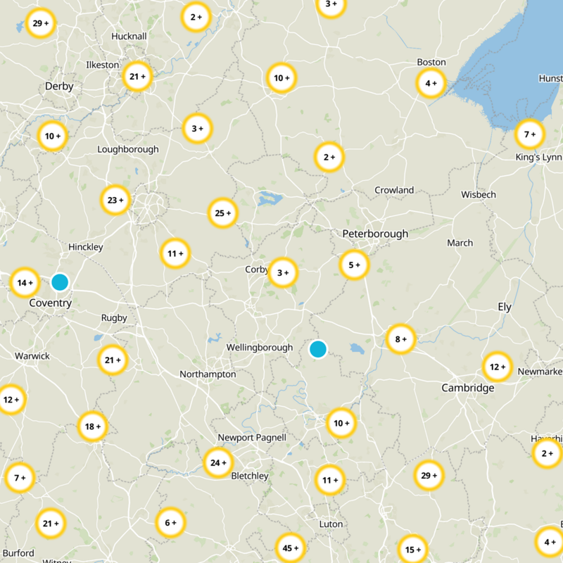 North Northamptonshire Static Map