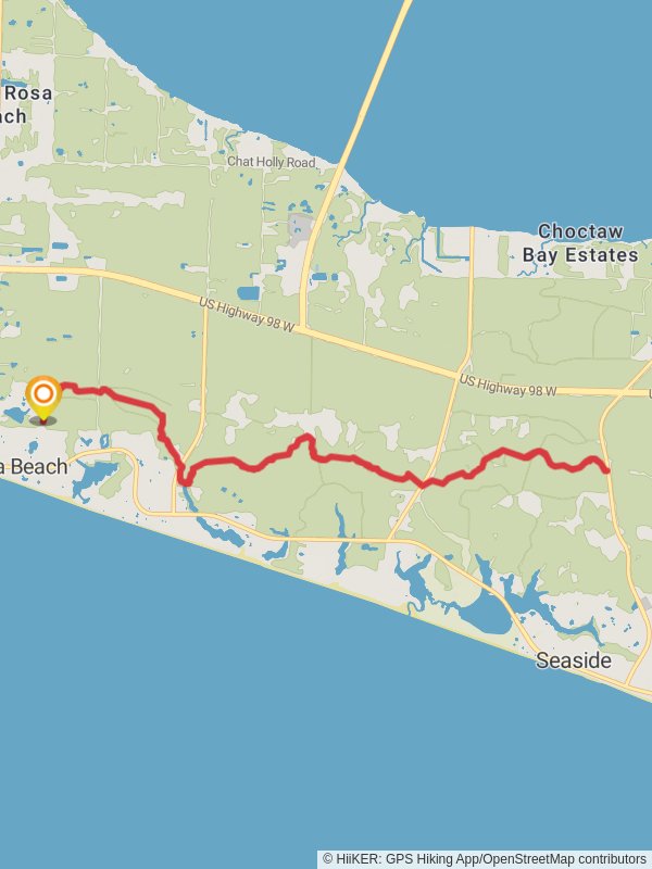 Longleaf Greenway - Santa Rosa Beach mobile static map