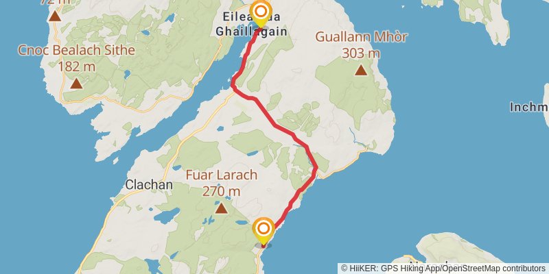 Slí Cholmcille stage 24 Map