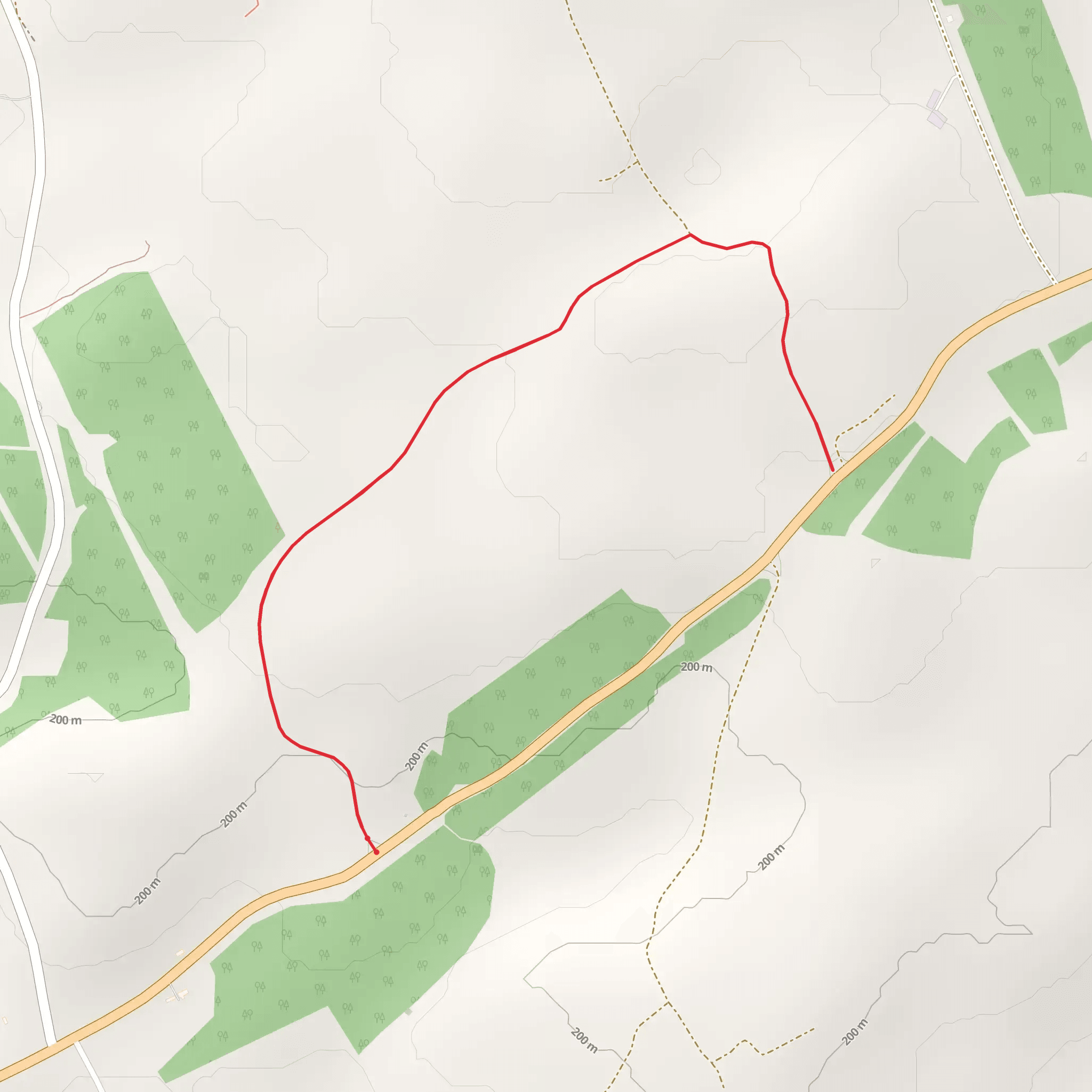 Gragans Wood mobile static map