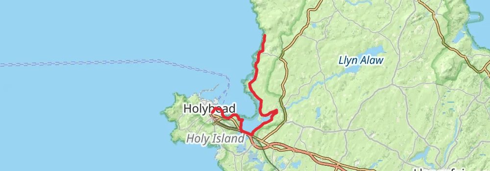 Wales Coast Path stage 12 Map
