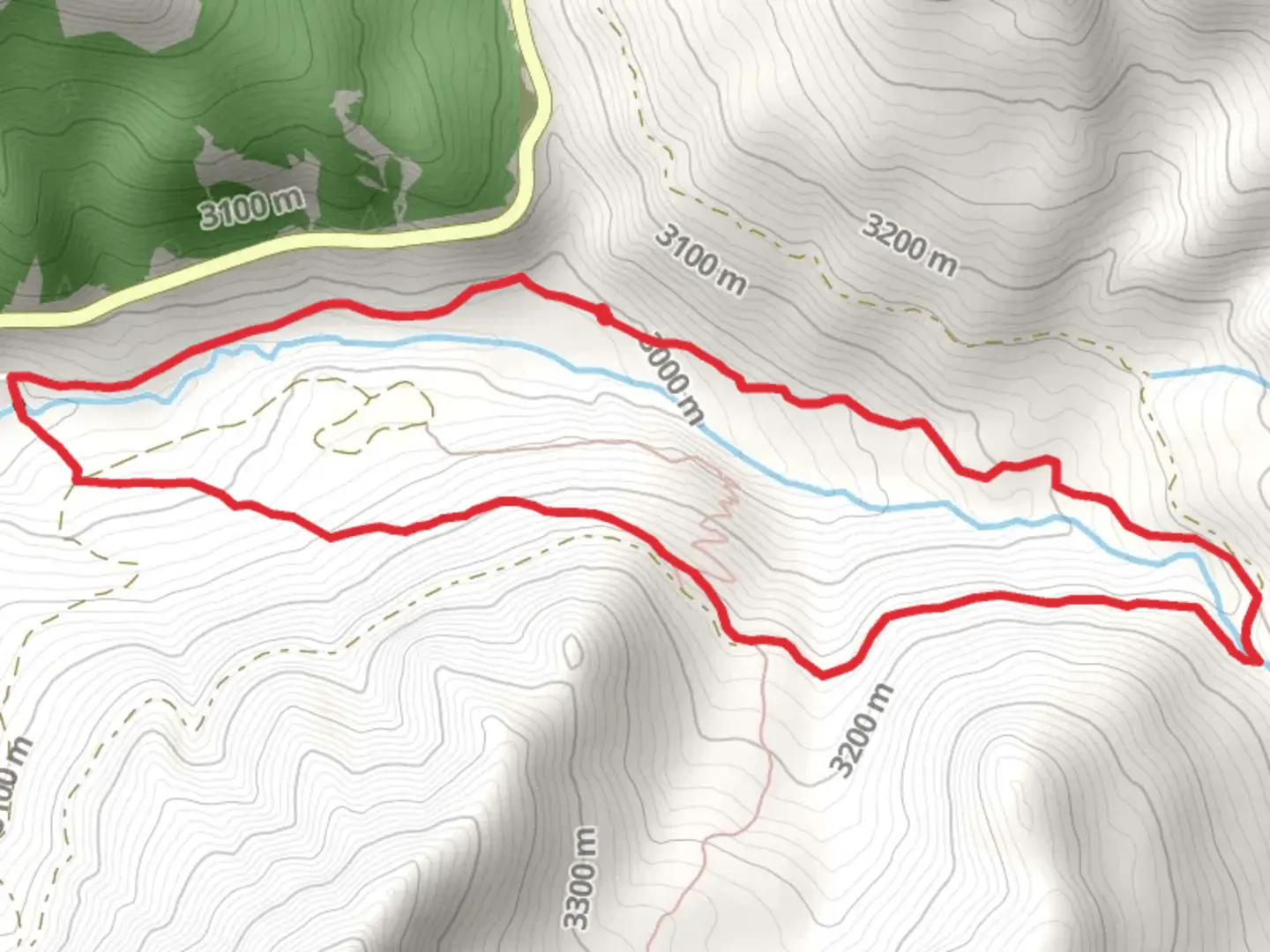 An image depicting the trail Michigan River Loop and its surrounding area.