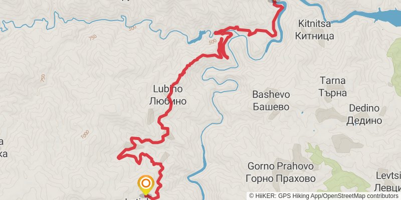 Sultans Trail stage 103 Map