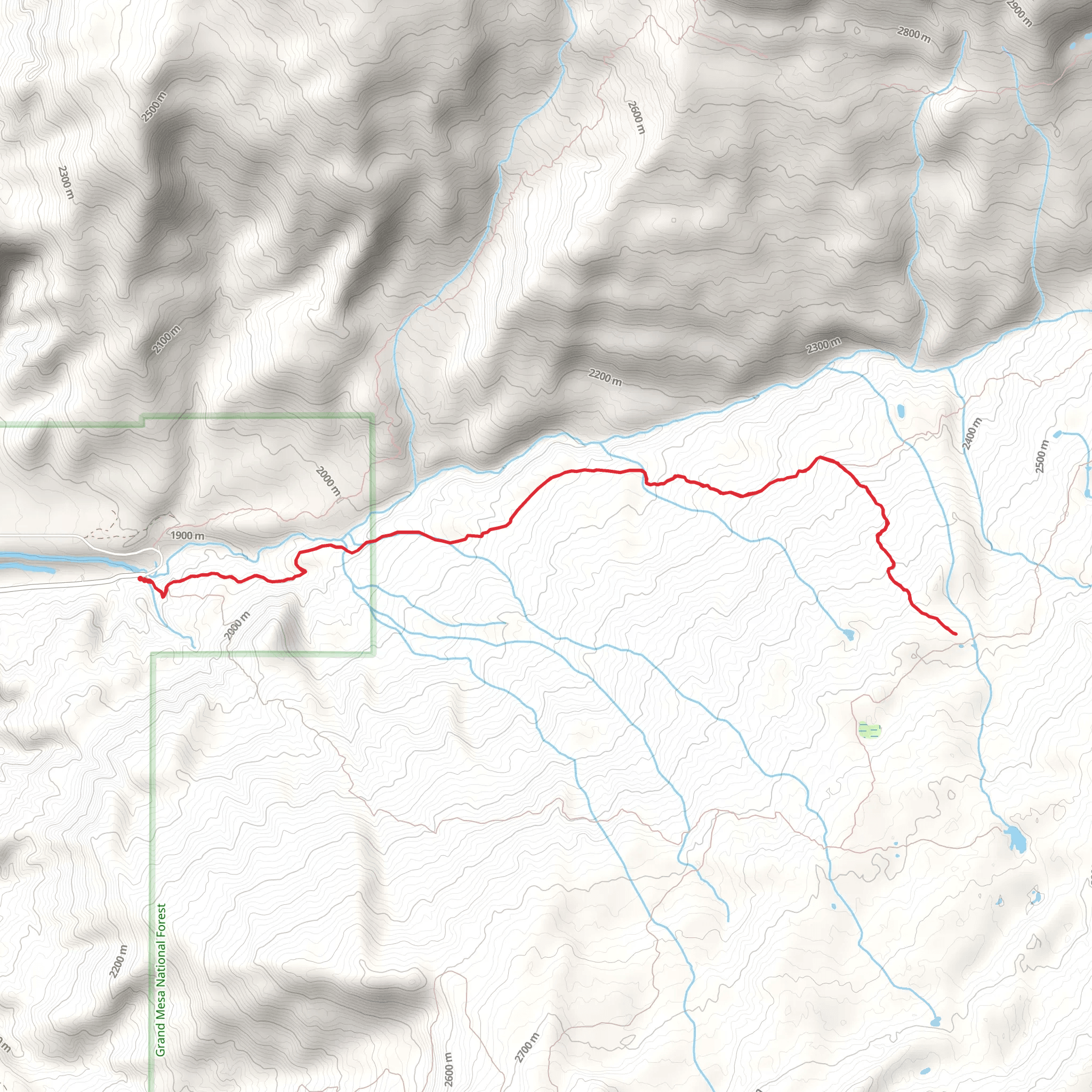 Cheevers Trail mobile static map