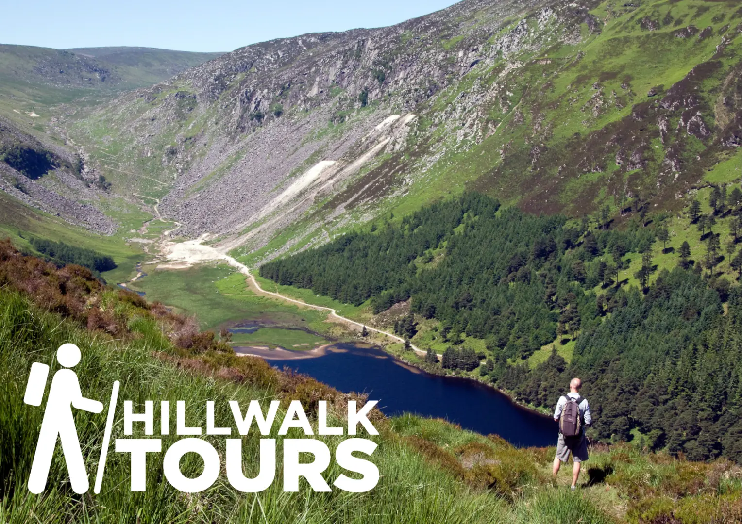 An image depicting the trail Wicklow Way 10-Day Moderate Tour (Hillwalk Tours) and its surrounding area.