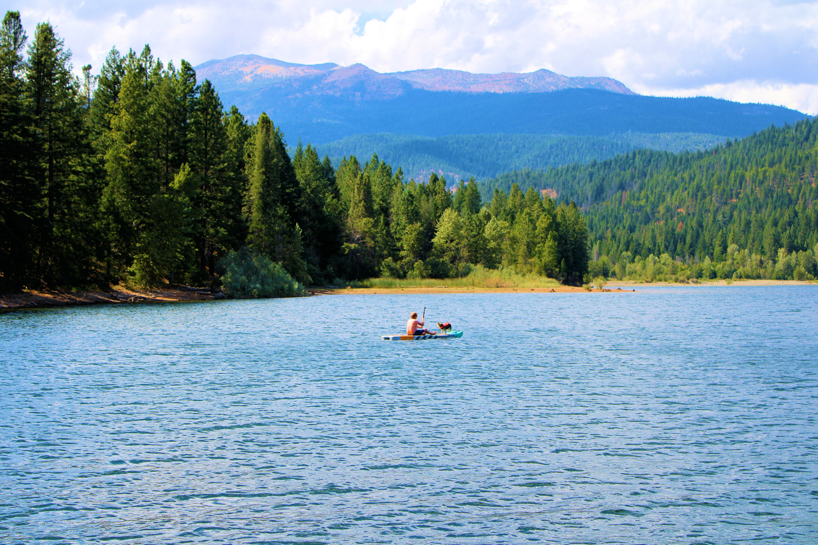 An image depicting the trail Lake Siskiyou Loop and its surrounding area.