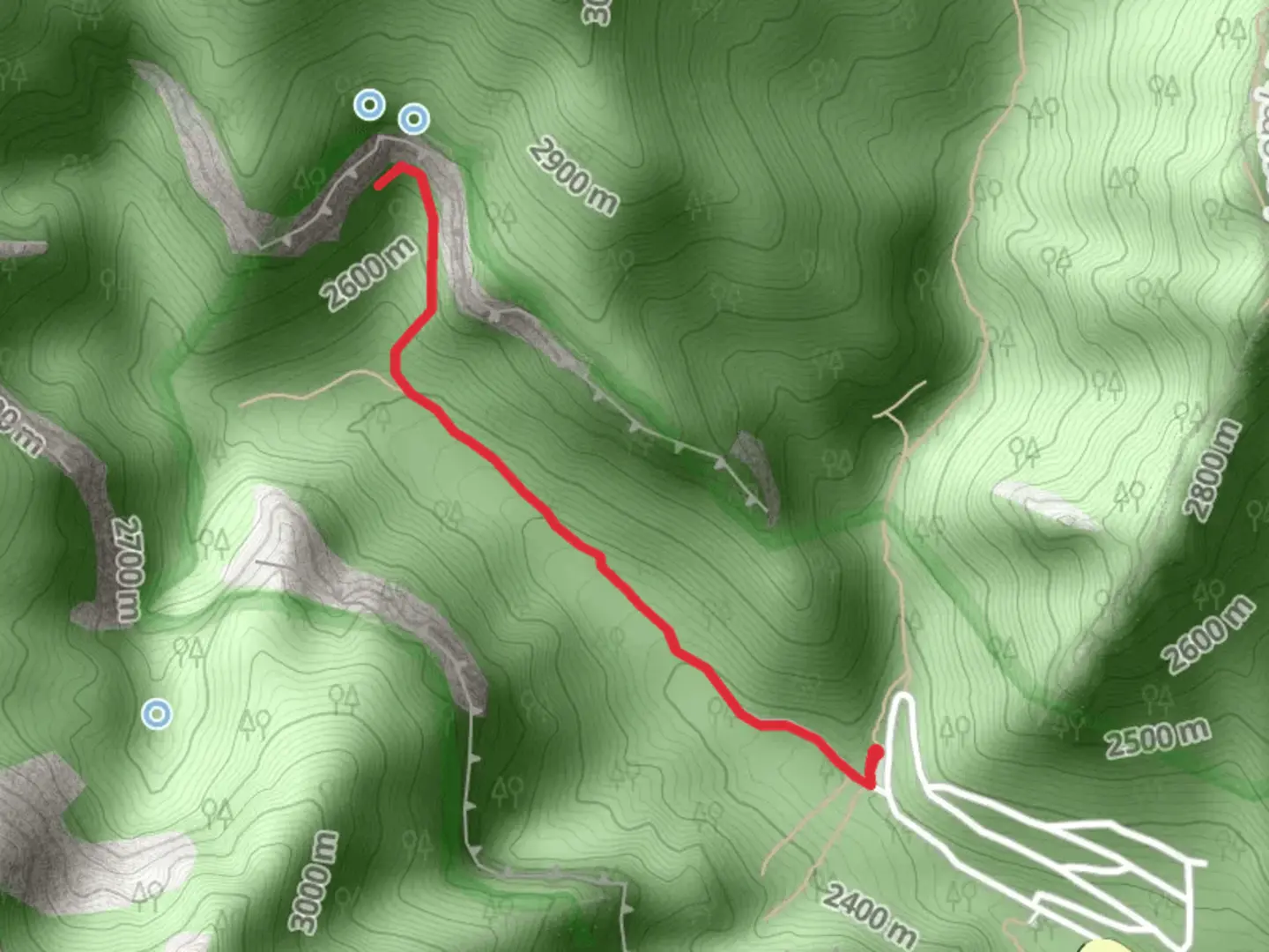 An image depicting the trail Mary Jane Falls Trail via Kyle Canyon and its surrounding area.