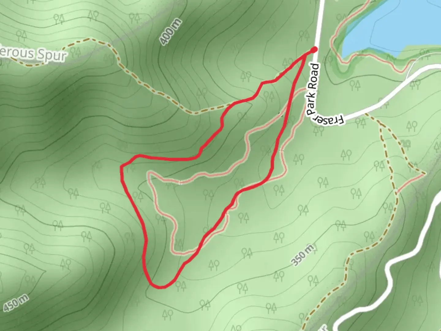 An image depicting the trail Candlebark Gully Nature Trail and its surrounding area.