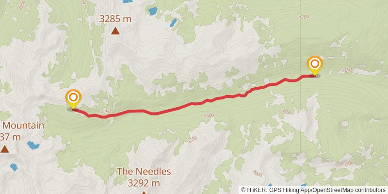 Speculator Trail stage 2 Map