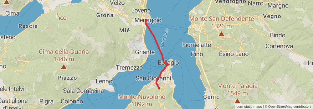 Sentiero Italia - Alps Section stage 96 Map