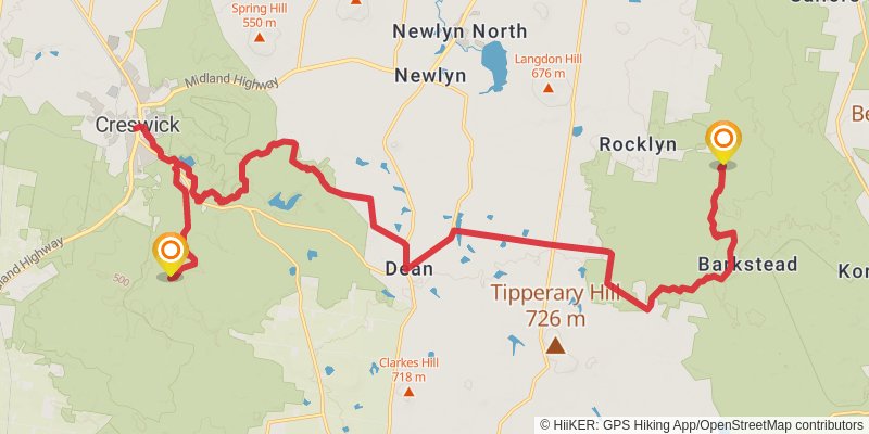 Goldfields Track stage 3 Map