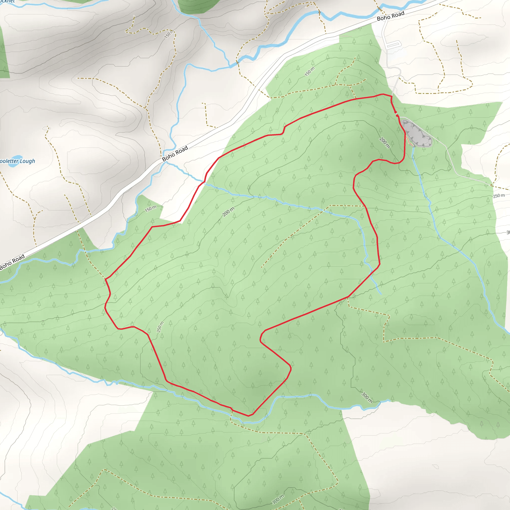 Belmore Forest – Pollnagollum Cave Walk mobile static map