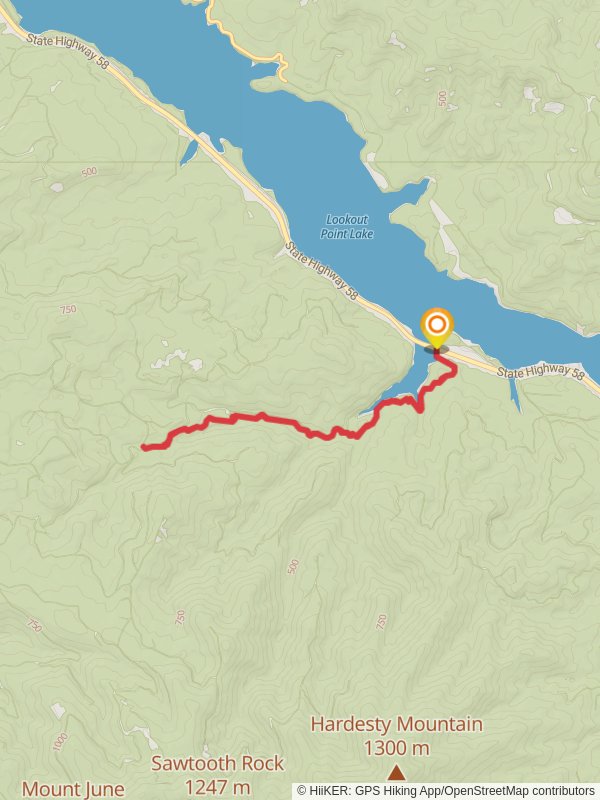 Goodman Creek Trail Out and back