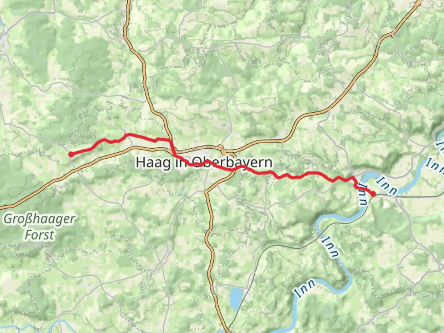 An image depicting the trail Lacken to Thal Walk and its surrounding area.