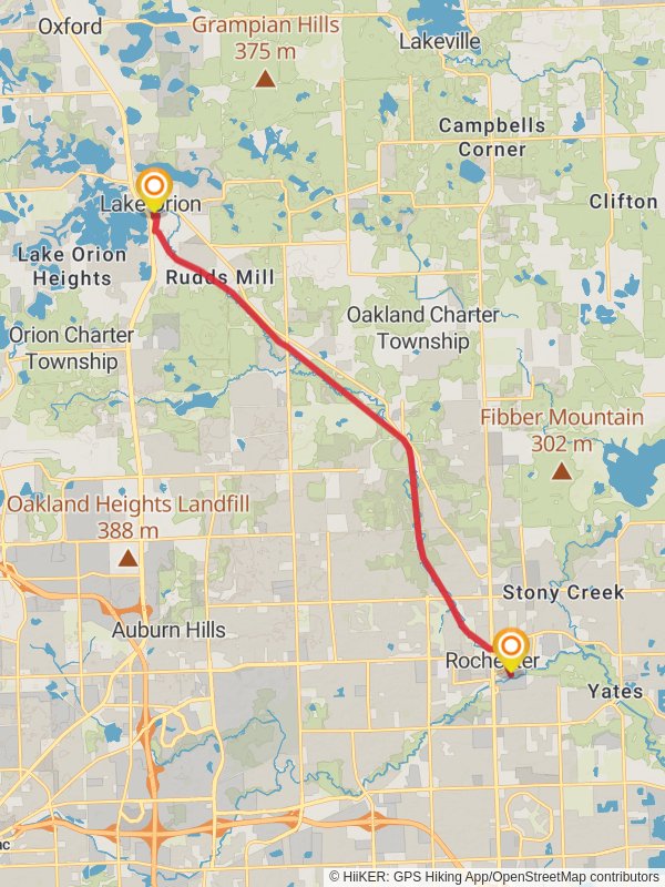 Paint Creek Trail and Rochester River Walk