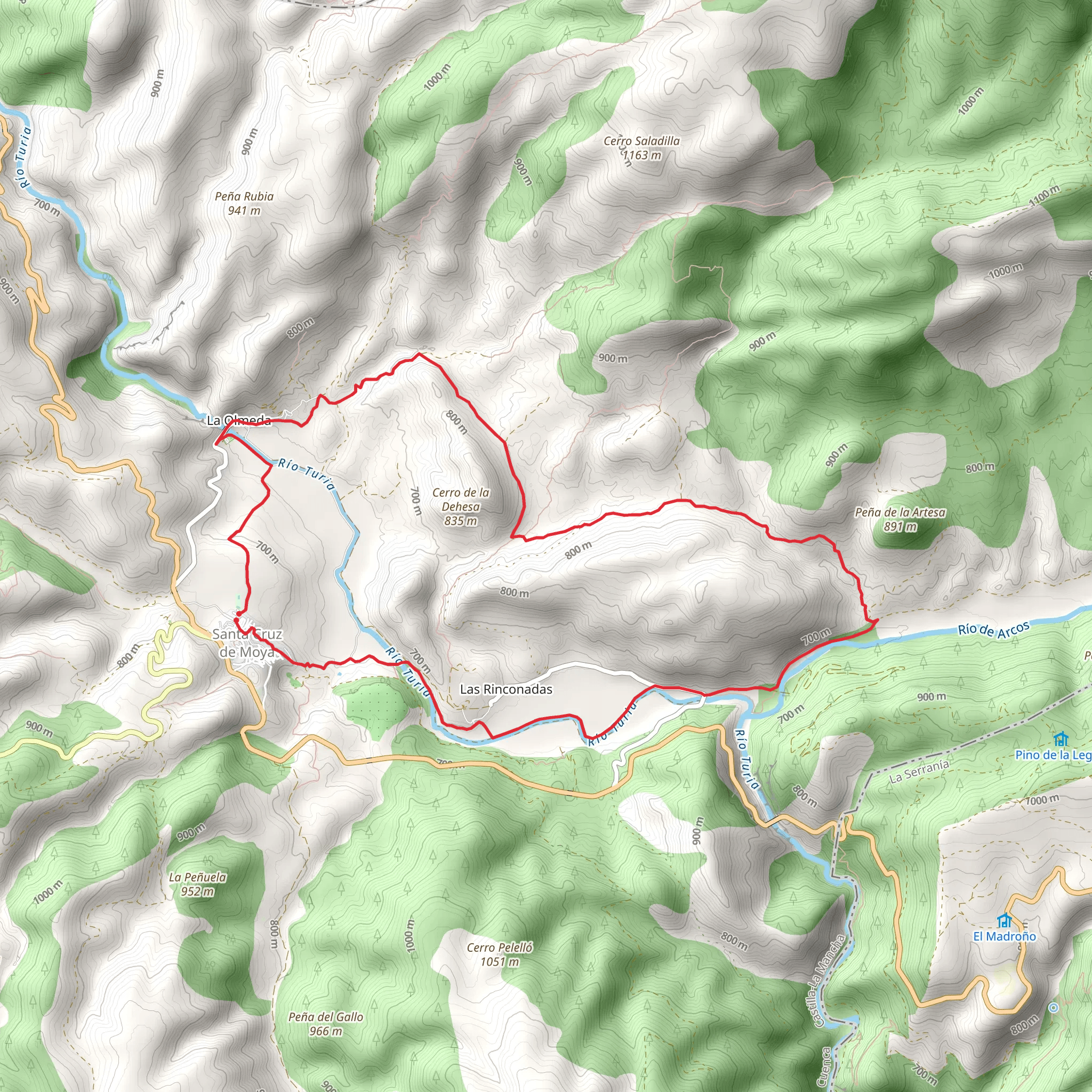 Paths of Castile - La Mancha PR CU 11 mobile static map