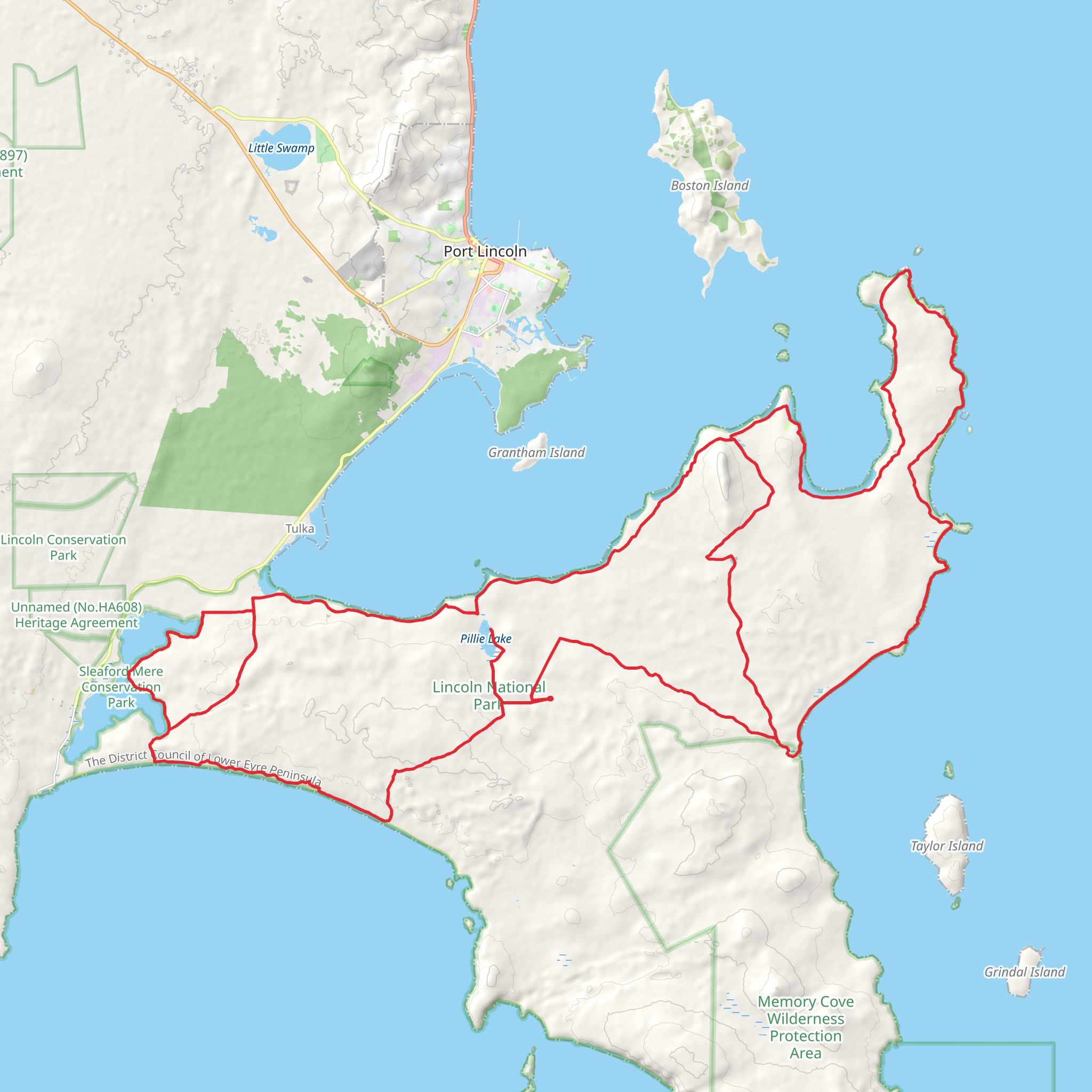 Investigator Trail mobile static map