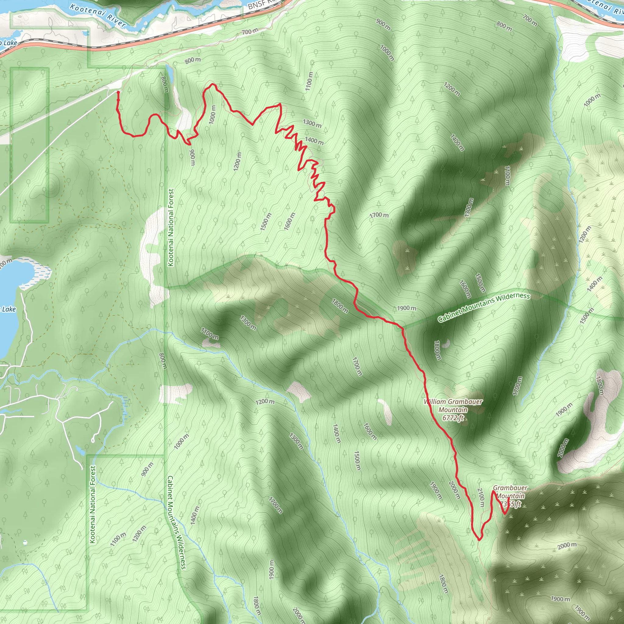 Grambauer Trail mobile static map