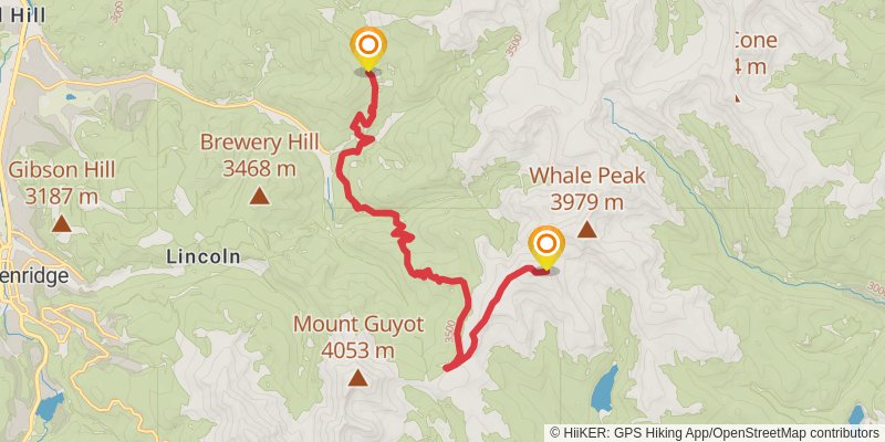 American Discovery Trail North Route stage 230 Map