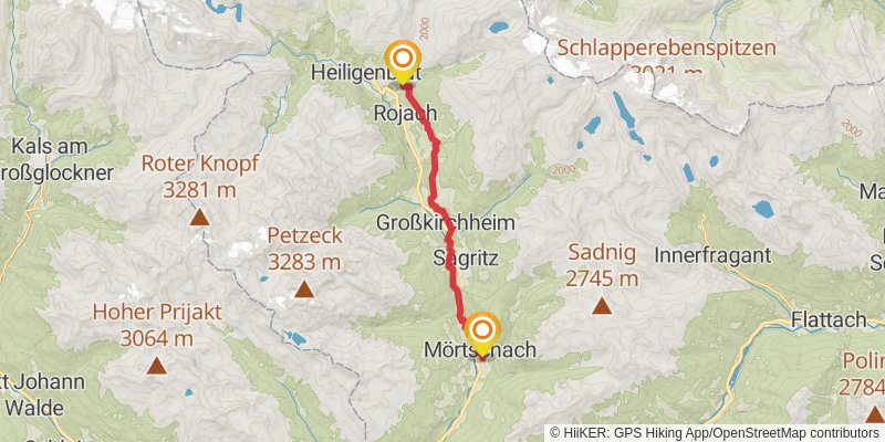 Alpe - Adria Trail stage 2 Map