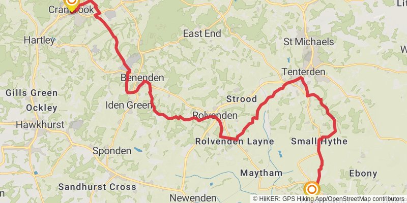High Weald Landscape Trail stage 7 Map