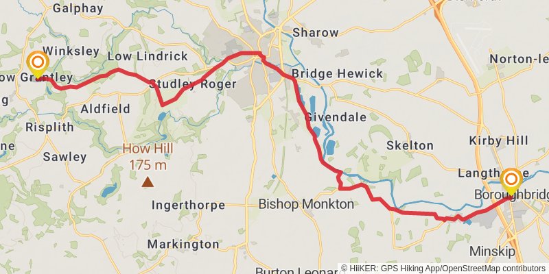 Head to Head Walk stage 7 Map