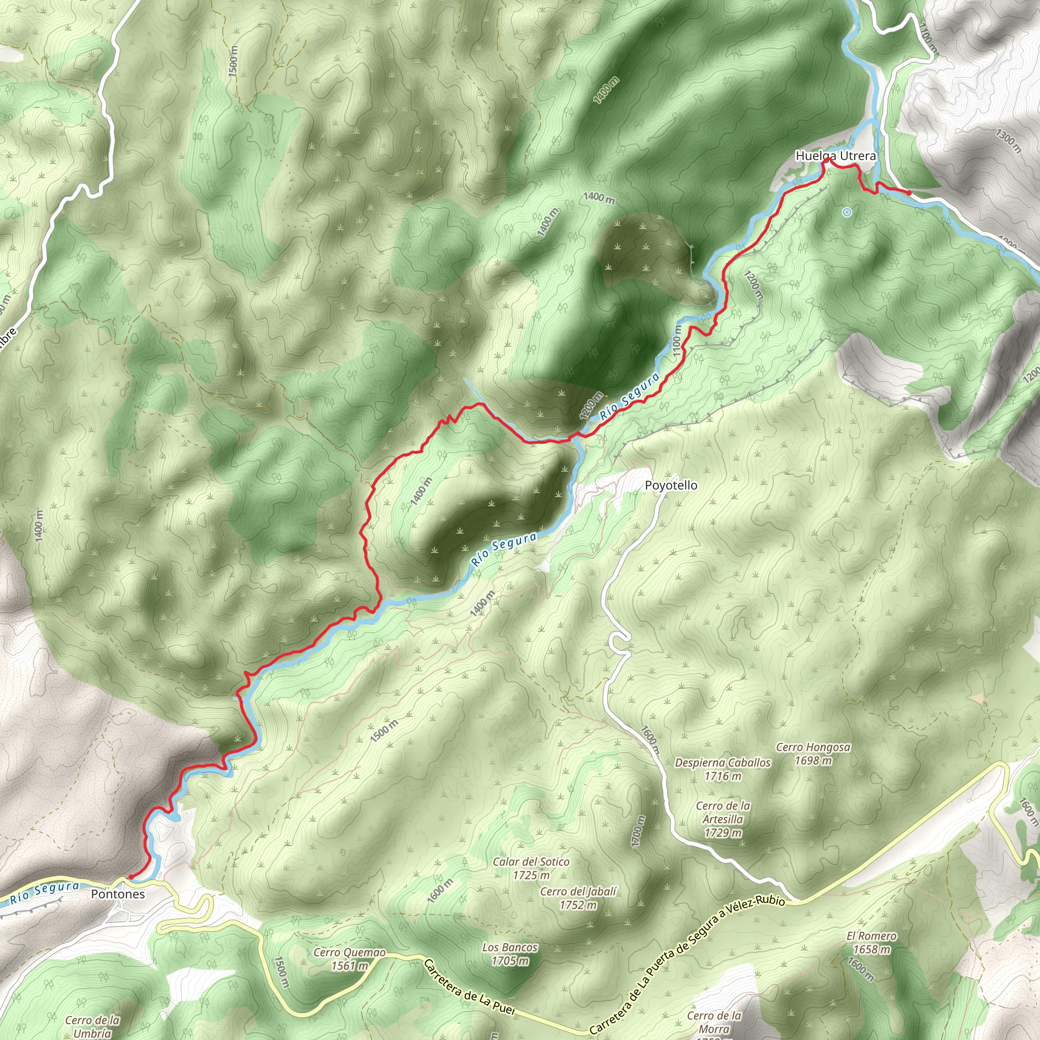 Huelga Utrera - Water Cave - Pontoons mobile static map