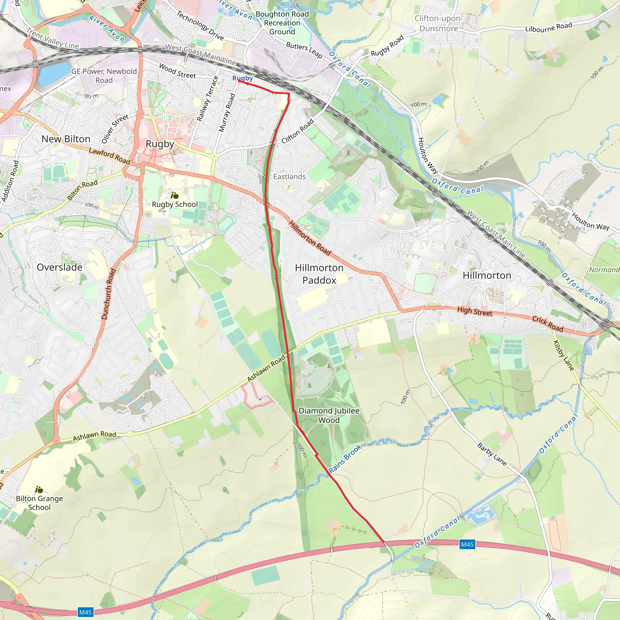 Grand Central Walk mobile static map