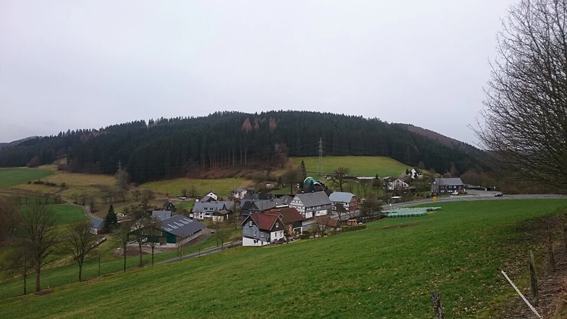 An image depicting the trail Holzhausen Loop and its surrounding area.