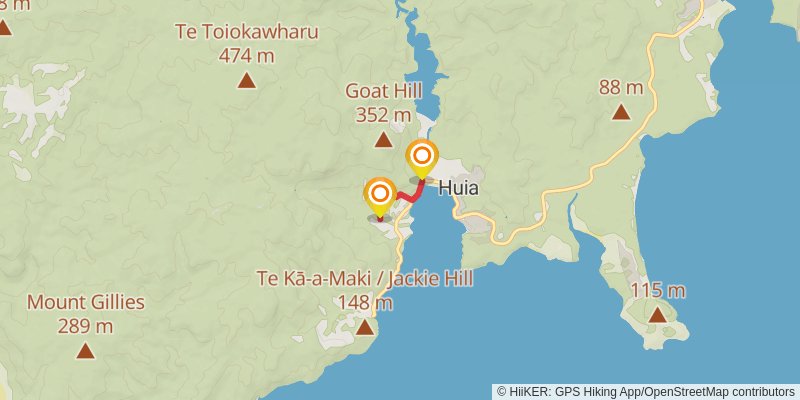 Hillary Trail alt 1 Map