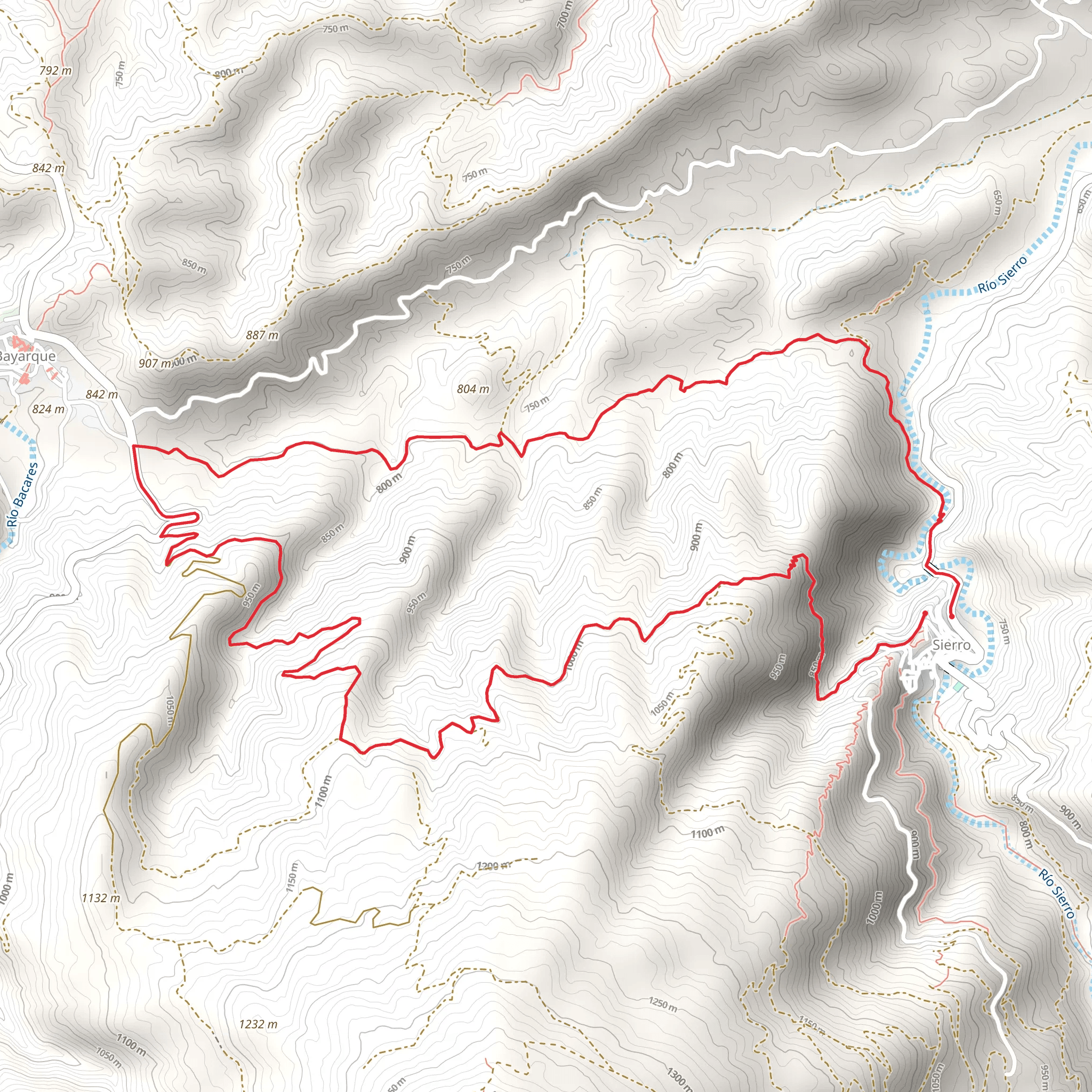 Sierra by Bayarque PR A 302 mobile static map