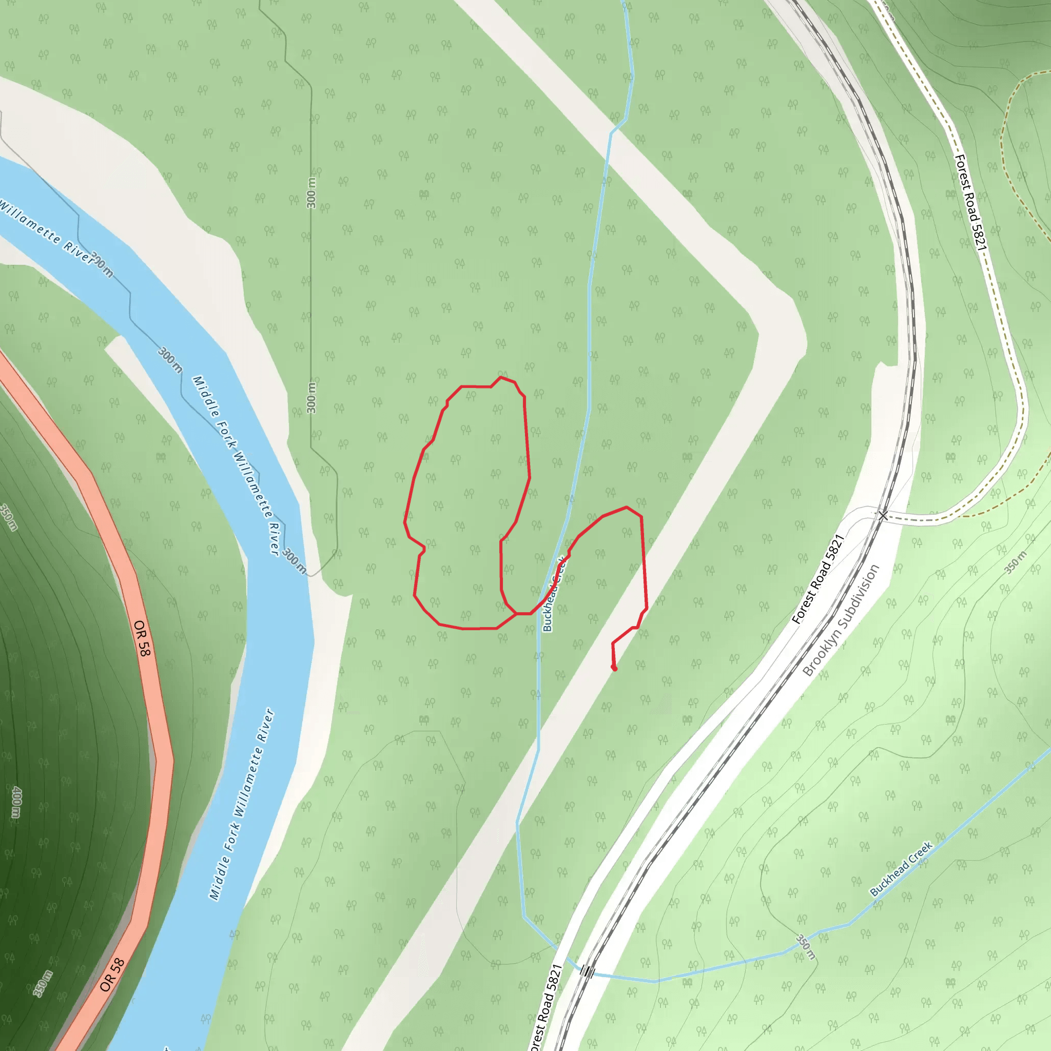 Buckhead Nature Trail mobile static map