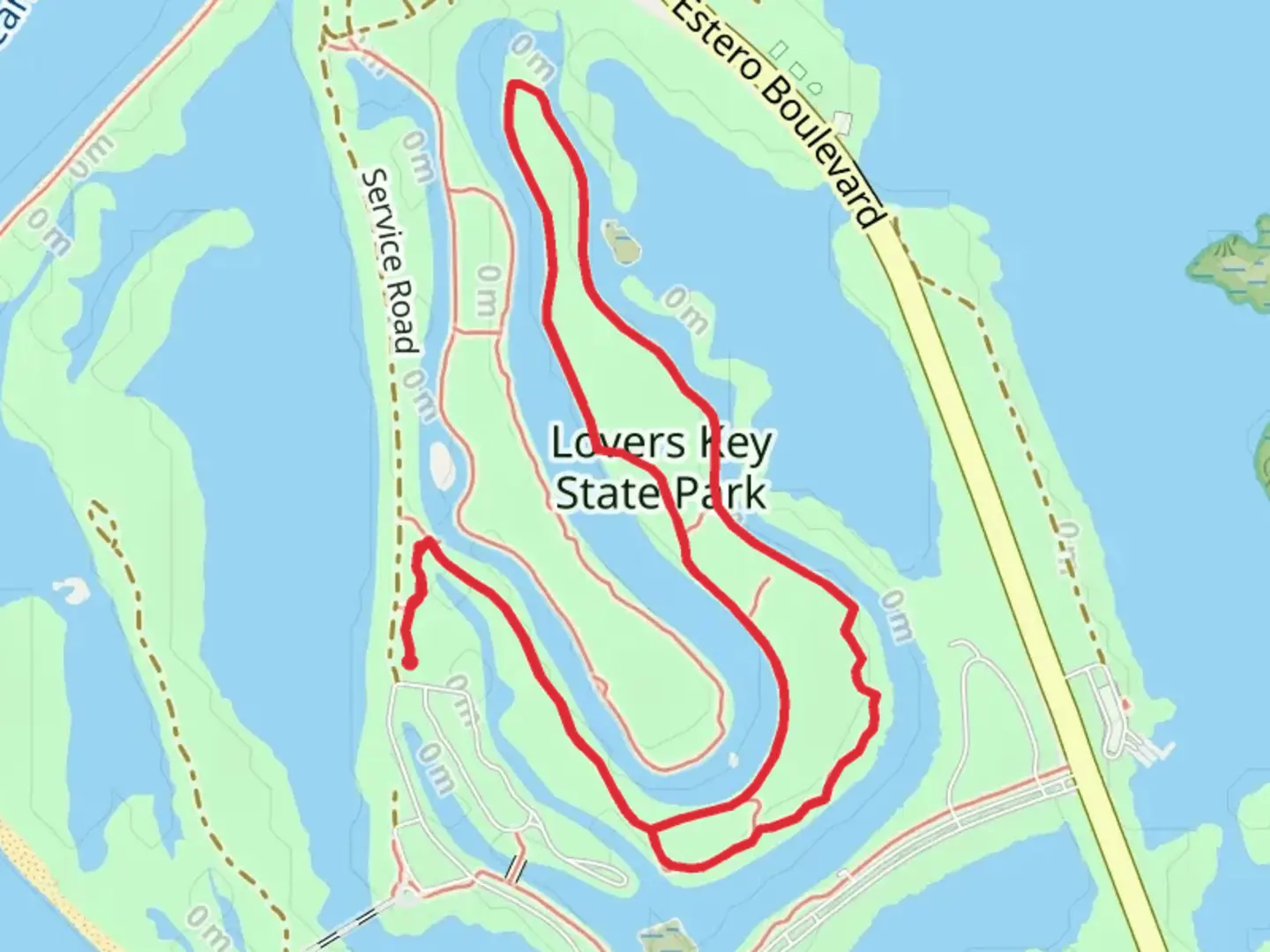 An image depicting the trail Black Island Loop Trail and its surrounding area.